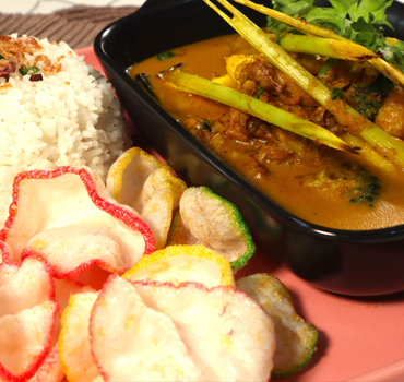 Ayam Masak Lemak with Rice